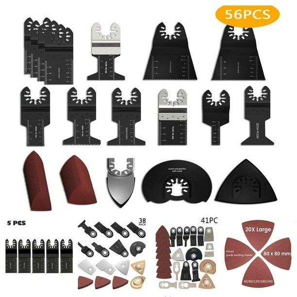 20x/kit HCS 32mm 45mm E-cut Bi-metal Saw Blades Oscillating Multi Tool Durable 20x/kit HCS 32mm 45mm E-cut Bi-metal Saw Blades Oscillating Multi Tool Durable